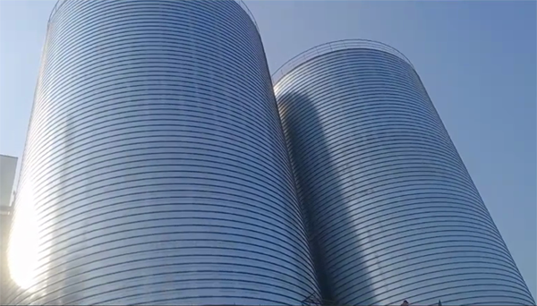 眉山2座混凝土高架卷板仓