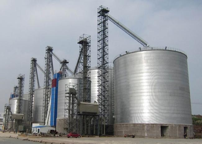 眉山大型钢板库构造参数及水泥储存质量